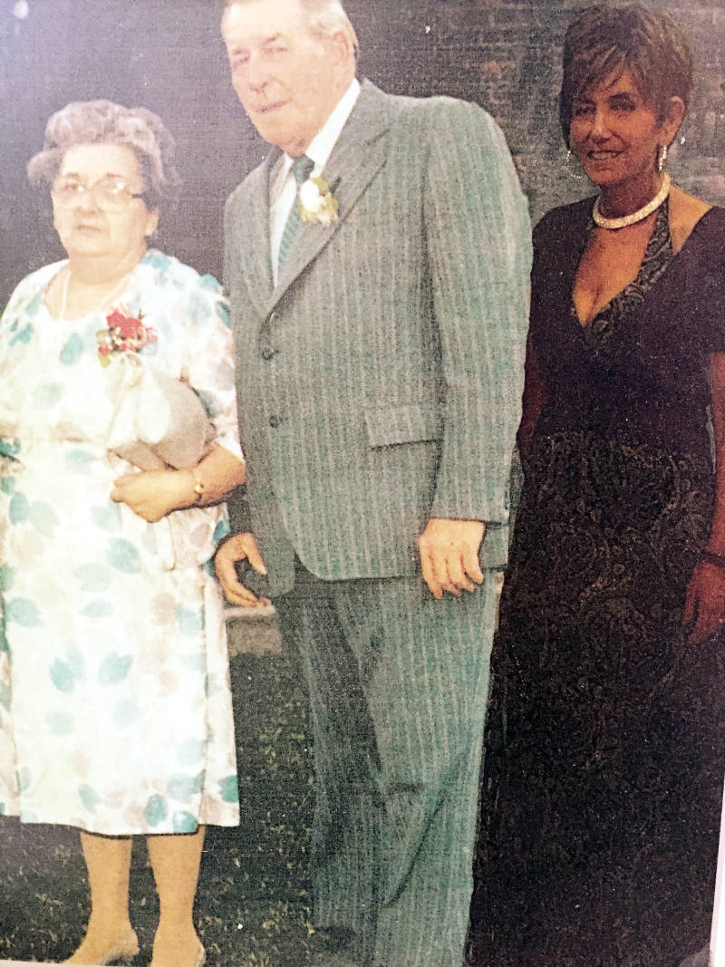 A picture believed to be from the late 1940’s or early 1950’s shows Sara Lauzon’s grandparents, Rolande Seguin and Archie Latour. The photograph has been digitally altered to add Sara’s aunt, Joan Dingwall (nee Latour), who lost her battle with cancer on July 20, 2012. (Photo/Supplied)